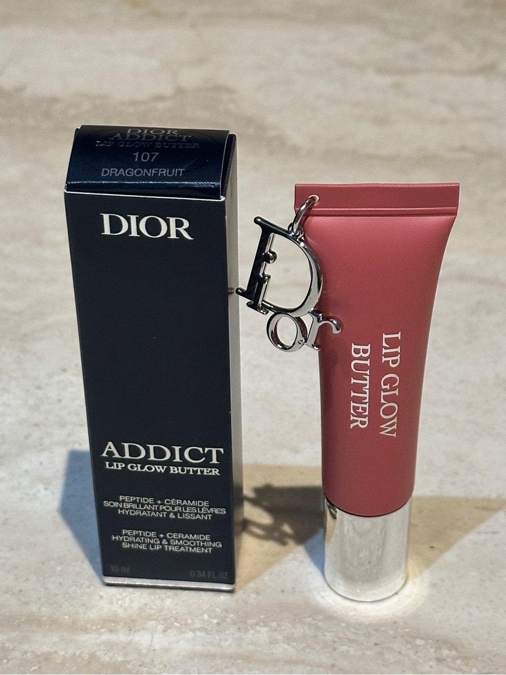 Dior Lip Glow Butter Hydrating Gloss Balm 107 Dragonfruit Limited Edition